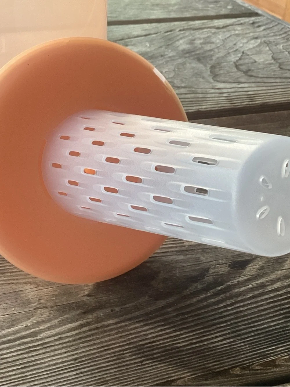 Tupperware Pitcher with Infuser Insert - 1 gallon - light pink